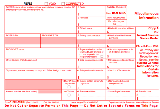 Form 1099-misc